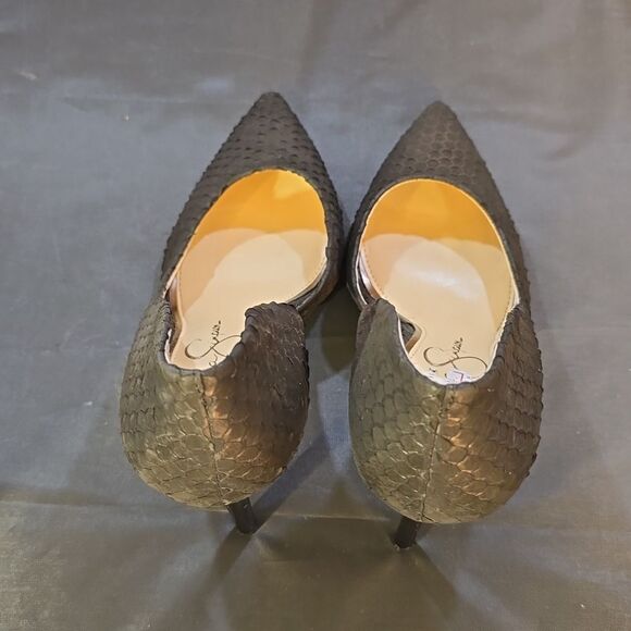 JESSICA SIMPSON WOMEN'S POINTED-TOES  SIDE CUT OUT DRESS HEEL PUMPS - Picture 8 of 14